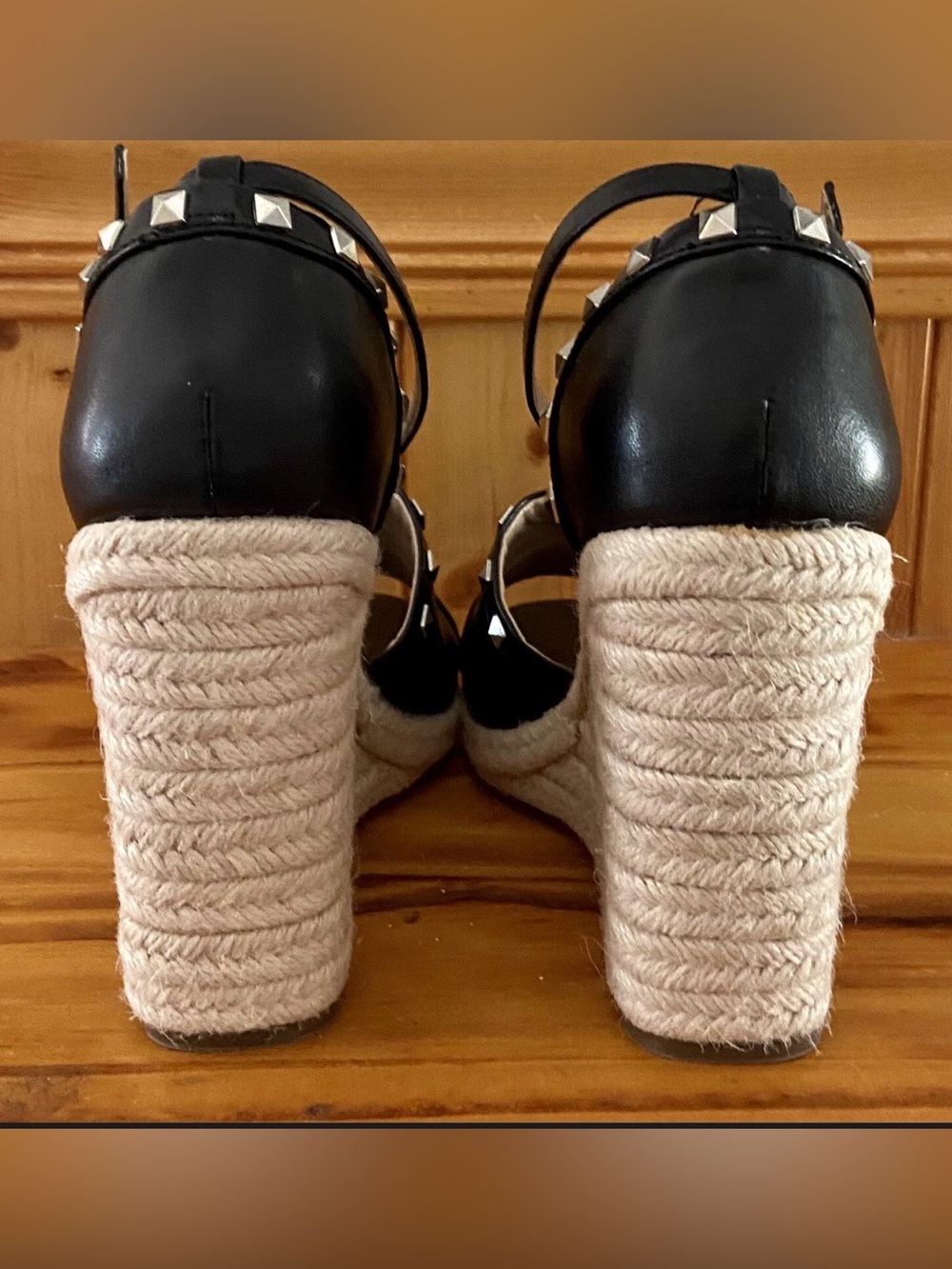 Mix No. 6 Dreamm Espadrille Sandals, Women's Size 8 M Black New without box - Picture 6 of 7